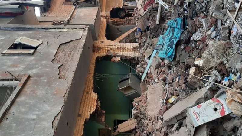 انهيار مبنى سنترال