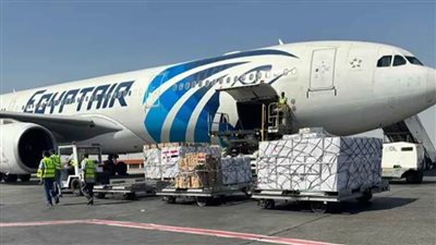 عاجل.. وصول طائرة مساعدات مصرية إلى مطار رفيق الحريري في إطار الجسر الجوي لدعم لبنان