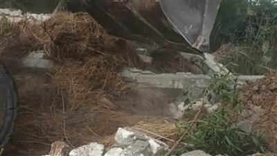 إزالة 26 حالة تعد واسترداد 1916م2 من أملاك الدولة والأراضي الزراعية بالبحيرة