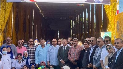 مستقبل وطن بالإسكندرية ينظم أضخم قافلة بيطرية بقرى أبيس وسط المحافظة 