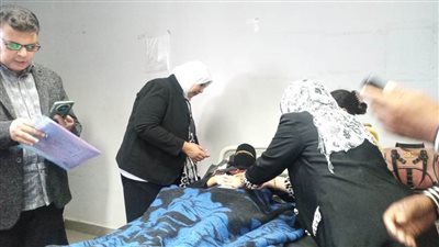 تطورات الحالة الصحية لمصابي حادث طريق المطرية بورسعيد الجديد