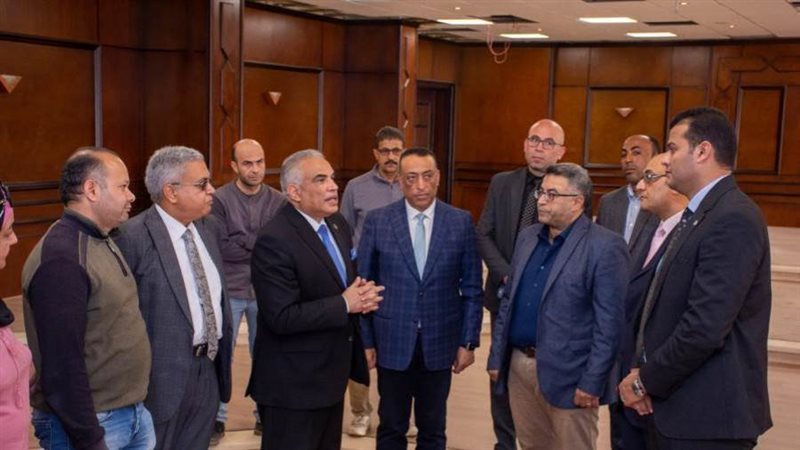 رئيس جامعة طنطا خلال