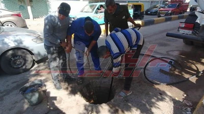 تطهير خطوط الصرف