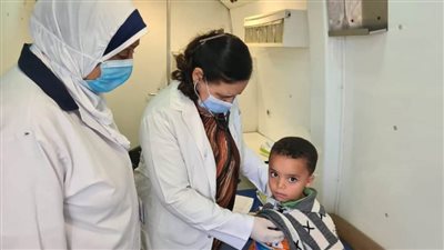 تقديم خدمات طبية مجانية لـ1215 مواطنًا بقرية الجنابهة