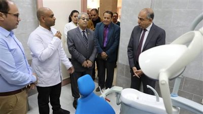 محافظ المنيا يفتتح مركز طب الأسنان التخصصي بالحي الخامس بمدينة المنيا الجديدة