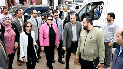 محافظ البحيرة ورئيس المجلس القومي للطفولة والأمومة يتفقدان إحدى قرى حياة كريمة 