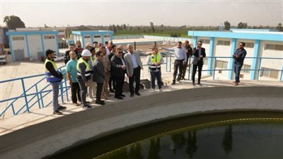 محافظ الدقهلية يتفقد التشطيبات النهائية لمحطة مياه رأس الخليج