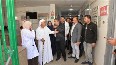 محافظ الدقهلية يتفقد الخدمات الطبية بمستشفى شربين 