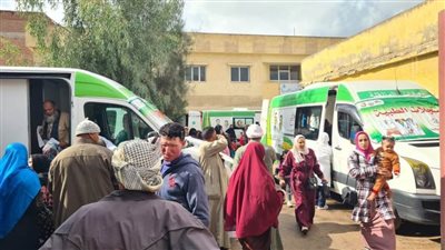 الكشف على 1157 مواطنًا بقافلة طبية مجانية بـ