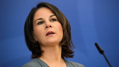 وزيرة الخارجية الألمانية خلال 