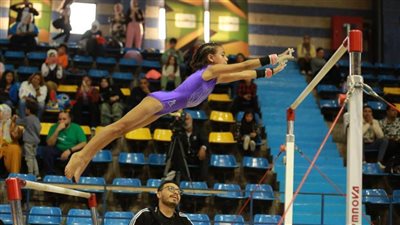 رونزا أحمد تفوز بذهبية كأس مصر للجمباز 