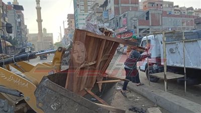 حملة مكبرة لإزالة الإشغالات بسيدي سالم