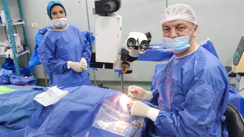 جانب من اجراء العمليات