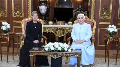 السيدة انتصار السيسى: زيارة قرينة رئيس كولومبيا لمصر فرصة ثمنية لتعزيز الحوار والتعاون بين بلدينا