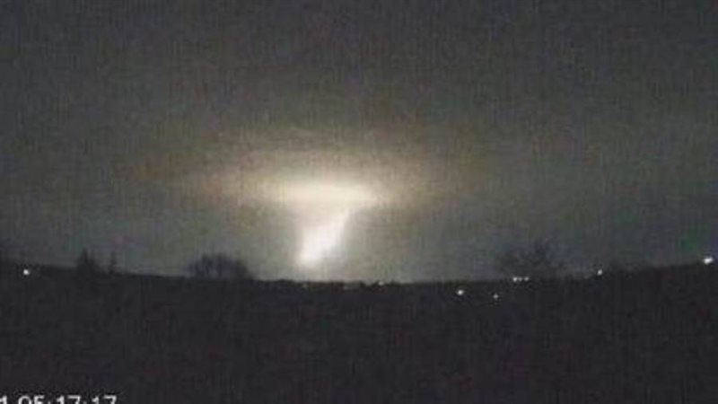 لحظة إطلاق الصاروخ