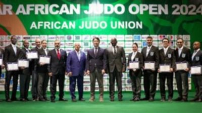 حاتم محمد فارس يحصل علي شارة التحكيم الأفريقية بنجاح بالجودو في السنغال