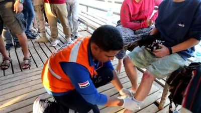 محافظ البحر الأحمر: القوات البحرية تنجح في إنقاذ شخص فنلندي الجنسية في حادث غرق مركب مرسى علم