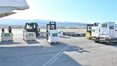 الطائرة الإغاثية الـ24 تصل إلى لبنان