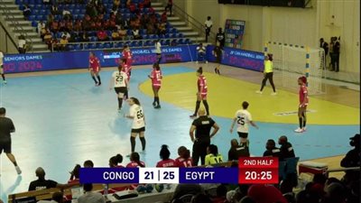 سيدات اليد يهزمن الكونغو فى بطولة أفريقيا بالكونغو