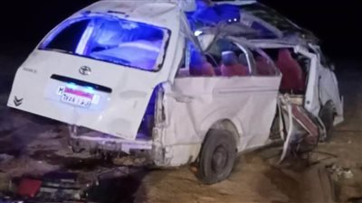 ننشر أسماء المتوفين والمصابين في حادث انقلاب سيارة ميكروباص بالصحراوي الغربي بأسيوط