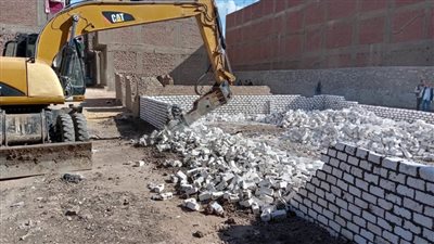 إزالة 47 حالة تعد على أراضي أملاك دولة بمركز أبنوب وديروط بأسيوط 