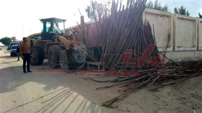 تنفيذ 12 قرار إزالة تعديات على أملاك الدولة بكفر الشيخ