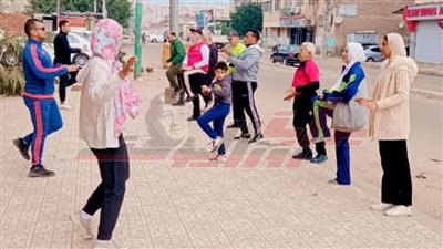 إطلاق فعاليات مراكز اللياقة البدنية لتنشيط الرياضة بشوارع وميادين كفر الشيخ