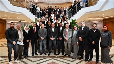 رماح وائل رئيسا لاتحاد طلاب جامعة حلوان الأهلية 