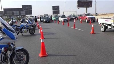 تحويلات مرورية لتنفيذ الأعمال الخاصة بمشروع الأتوبيس الترددي بالطريق الدائرى في الجيزة