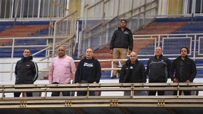 جهاز المنتخب في مباراة سيراميكا ومودرن 