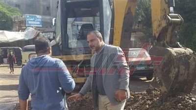 صيانة خطوط مياه الشرب بسيدي سالم