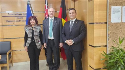 سفير أستراليا يستقبل وفد اتحاد المستثمرات العرب ويؤكد عمق العلاقات مع مصر