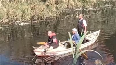 الإنقاذ النهري يكثف جهوده لانتشال جثة «طفلة رشاح طوخ» المفقودة في حادث سقوط سيارة..صور