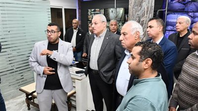 افتتاح المرحلة الثانية من منظومة تركيب كاميرات المراقبة بجامعة قناة السويس 