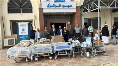 مرسال عضو التحالف الوطني تدعم مستشفى سيوة المركزي بمستلزمات طبية