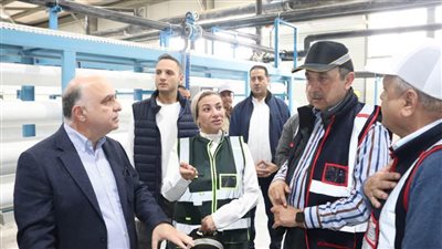 وزيرا قطاع الأعمال والبيئة يتفقدان مشروع معالجة مياه الصرف الصناعي والصحي بشركة النصر للأسمدة