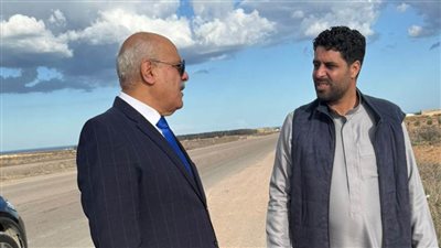 حازم حسني يتفقد قطعة الأرض المخصصة لإنشاء نادي الأجواد للرماية والفروسية بمطروح