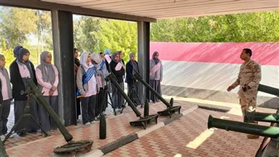 تنظيم زيارة تعليمية لتبة الشجرة لطلاب مدرسة أم الأبطال الثانوية للبنات