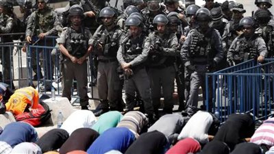 الاحتلال الإسرائيلي يعتدي على المصلين في حوسان غرب بيت لحم