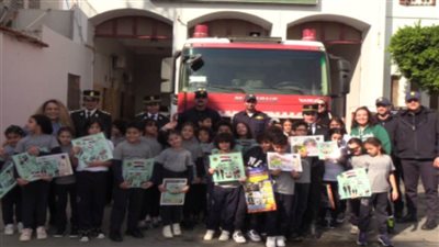 الحماية المدنية تستقبل تلاميذ المدارس للتعرف على دور رجل الشرطة في حماية الأرواح والممتلكات