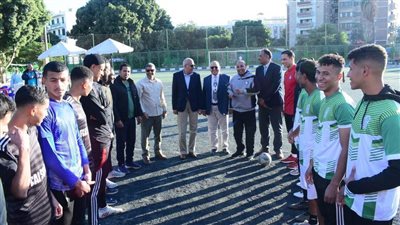 ضمن 100 يوم رياضة.. فوز التربية الرياضية في خماسي كرة القدم والطائرة