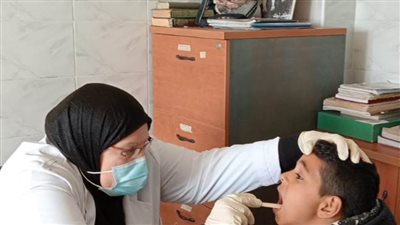 بالصور.. الكشف على 1700 حالة خلال قافلة طبية في الغربية ضمن المبادرات الرئاسية