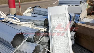 رفع كفاءة منظومة الإنارة العامة بمطوبس في كفر الشيخ