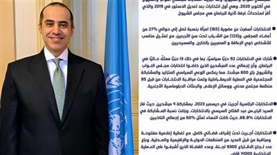 المستشار محمود فوزي: مصر حرصت على إنفاذ استحقاقاتها الانتخابية رغم جائحة كورونا