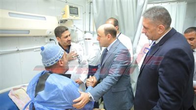 عبدالمعطي يتفقد مستشفى كفر الشيخ العام بقوة 301 سرير