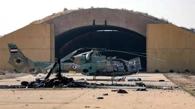 طائرة هليكوبتر مدمرة