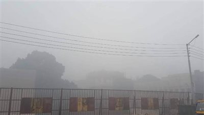  شبورة مائية كثيفة تضرب محافظة أسيوط