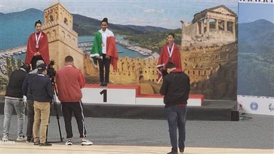 المغربية شهد عمرو تحقق ميداليتين فضية وبرونزية في بطولة البحر المتوسط 