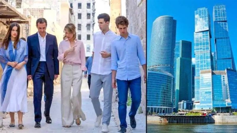 الأسد وأسرته.. وعلى