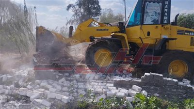 تنفيذ 10 قرارات التعديات على أملاك الدولة والأراضي الزراعية بكفر الشيخ